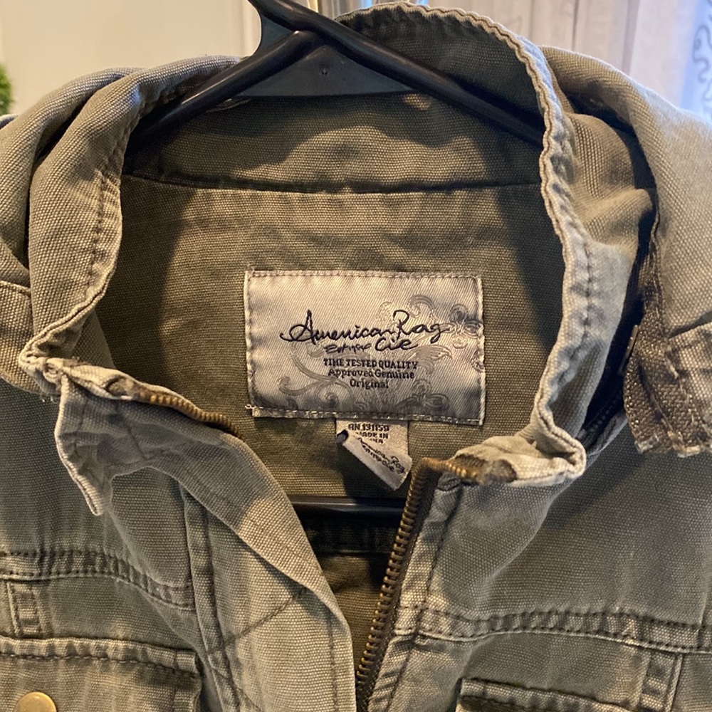 American rag Olive green cargo jacket - Picture 2 of 6